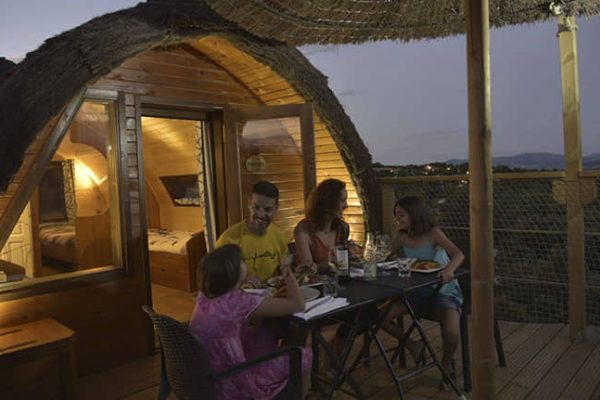 Cabañas para familias y parejas en el valle de Lozoya.