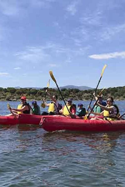 Ruta guiada en piragua - triple