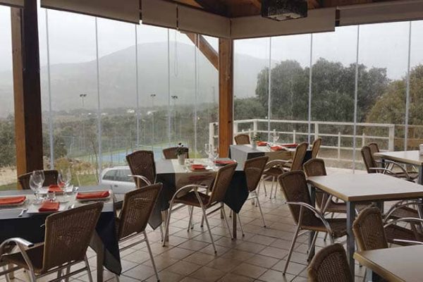 Terraza de verano y cubierta en la sierra de Madrid.