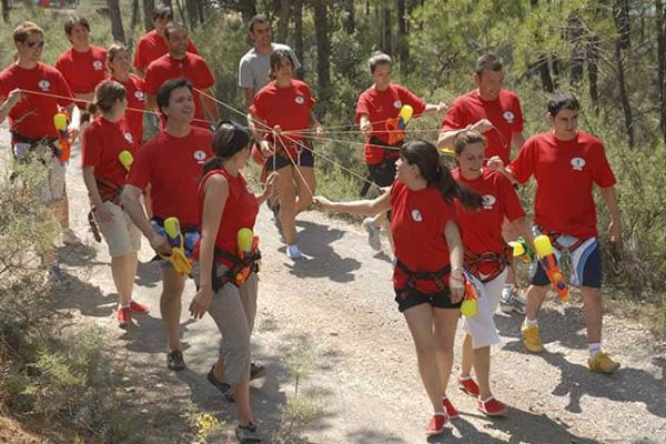 Gymkana multiaventura para empresas en Madrid.